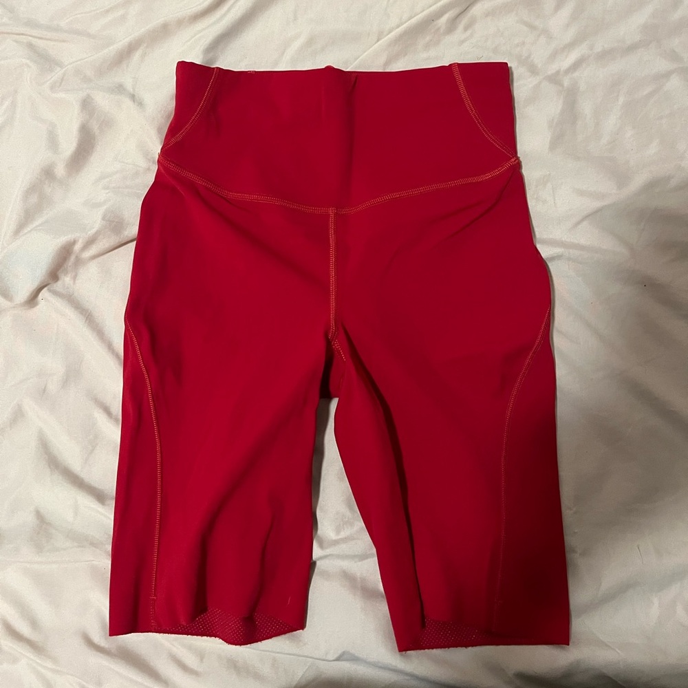 lululemon athletica Red Bike Shorts